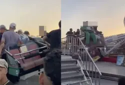 سقوط مقصورة "أرجوحة معلقة" بطنجة يخلف إصابات متفاوتة ويثير الهلع